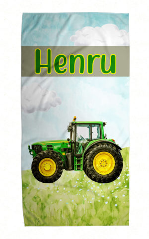 On my tractor