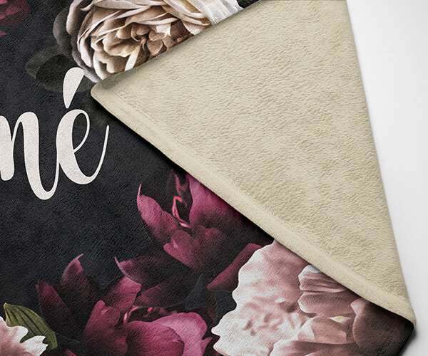 Dark Peonies Double Layer Swaddles Bondeltjie Liefde1