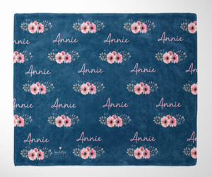 Navy Floral