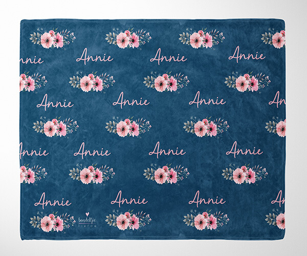 Navy Floral