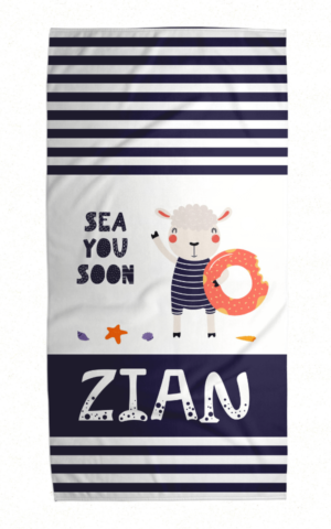 Sea you soon swimming towel
