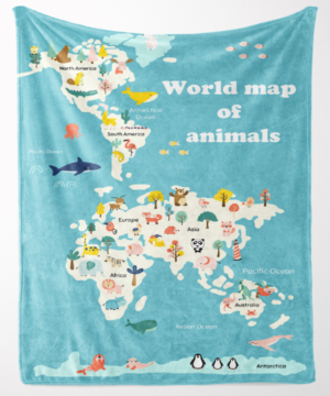 World Map Of Animals